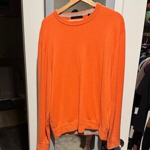 Greyson Men's Vibrant Orange Crewneck Sweater